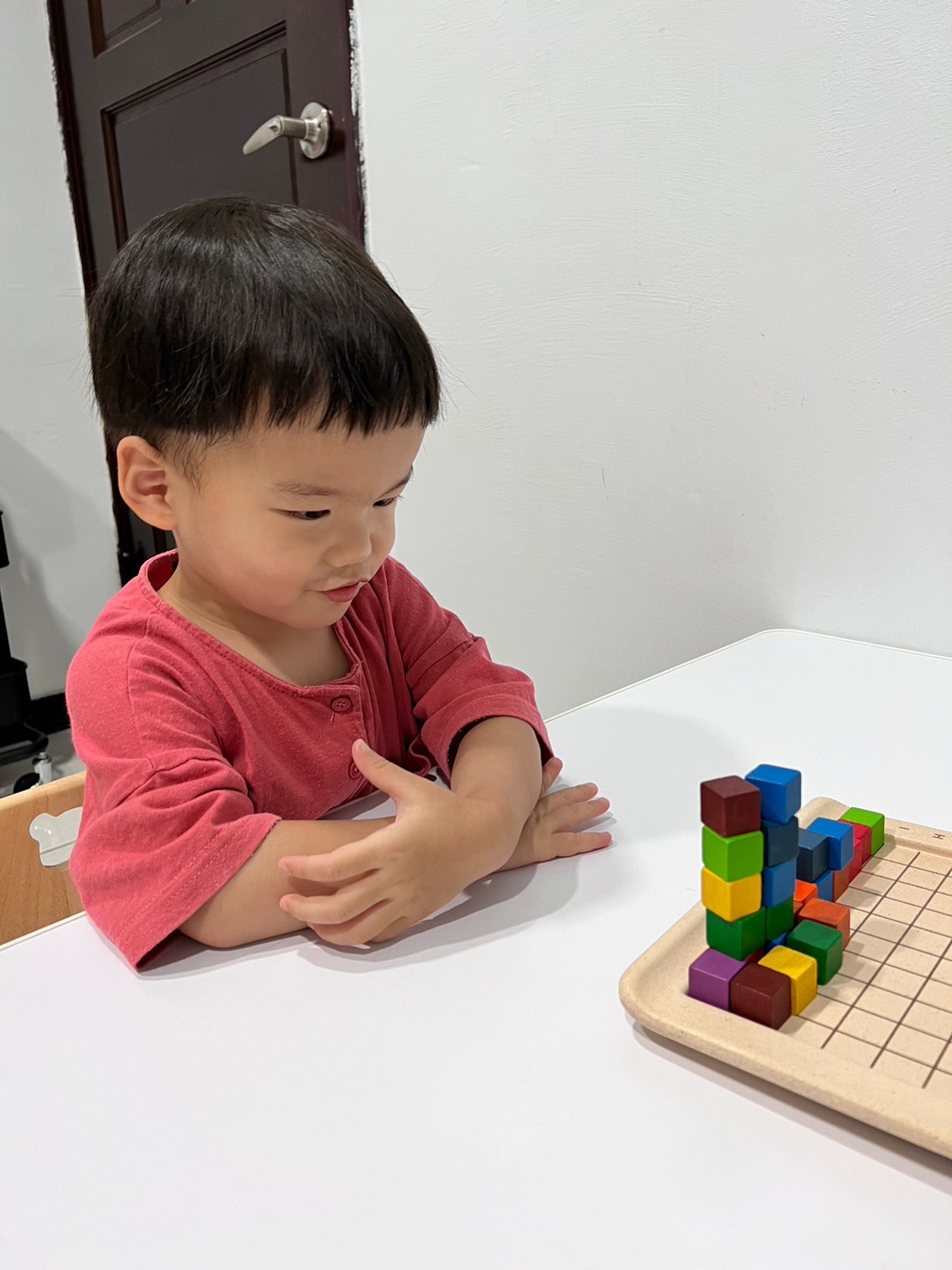 【Plan Toys】彩色方塊多元學習組｜多元益智玩法、認識顏色、數數、邏輯空間建構發展
