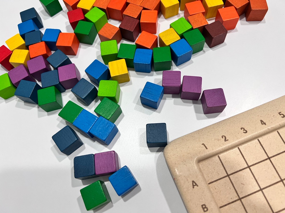 【Plan Toys】彩色方塊多元學習組｜多元益智玩法、認識顏色、數數、邏輯空間建構發展