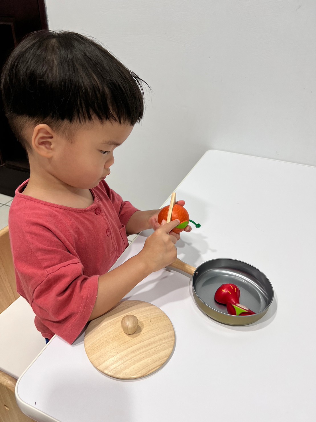 【Plan Toys】小主廚-六件式鍋具組｜高仿真質感鍋具木玩、讓孩子愛上烹飪、扮家家酒
